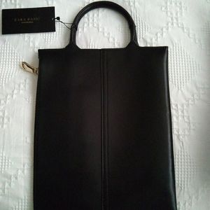 Vintage ZARA Envelope Style leather bag